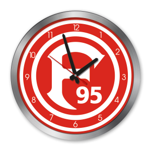 P300 Premium-Wanduhr Fortuna Düsseldorf